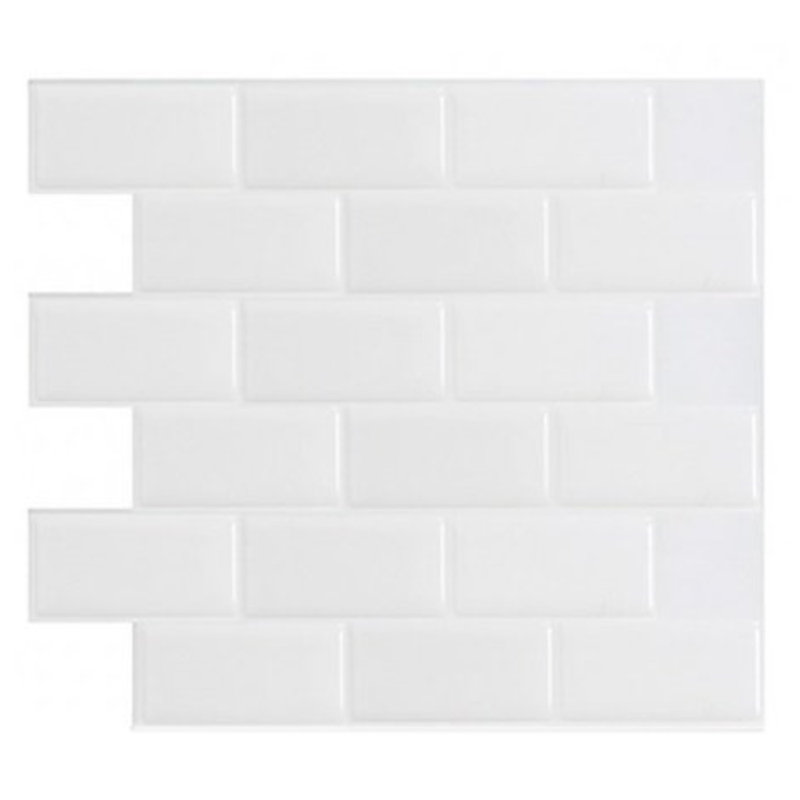 Art3d 12'' W x 12'' L PVC Peel and Stick Subway Tile & Reviews Wayfair